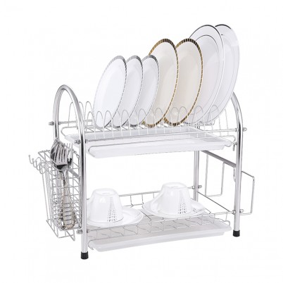 ZH-W2054 Double Layer Kitchen Dish Plate Rack