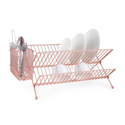 ZH-W2057 Double Layer Kitchen Dish Plate Rack