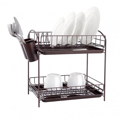 ZH-W2031 Double Layer Kitchen Dish Plate Rack