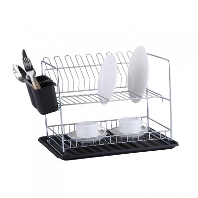 ZH-W2023 Double Layer Kitchen Dish Plate Rack