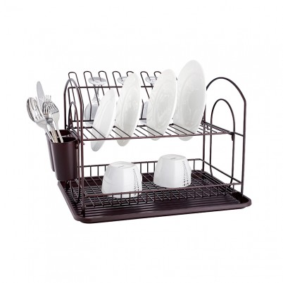 ZH-W2056 Double Layer Kitchen Dish Plate Rack