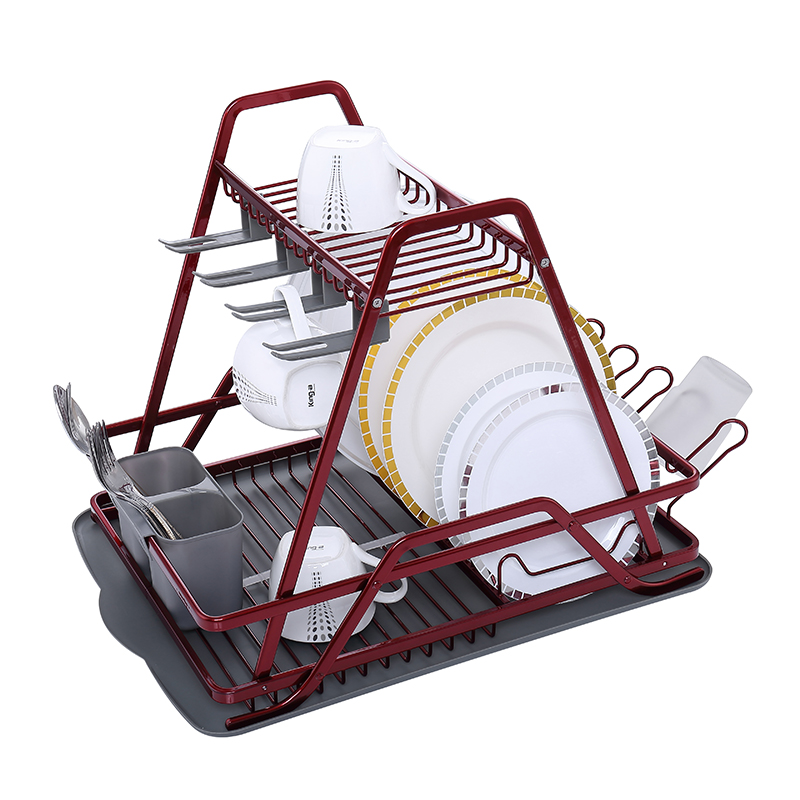 ZH-W041 Aluminum Kitchen Dish Plate Rack